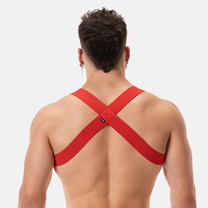 Barcode Berlin Multipack: 1x Boris Jockstrap + 1x Harness, Mattrot