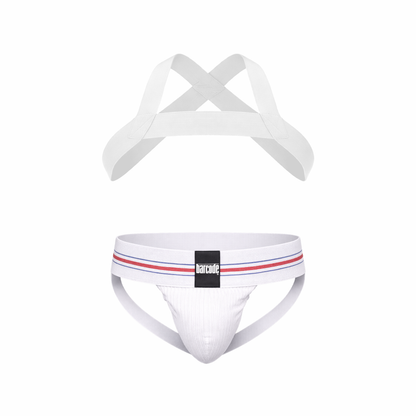 Barcode Berlin Multipack 1x Boris Jockstrap + 1x Harness Matt White