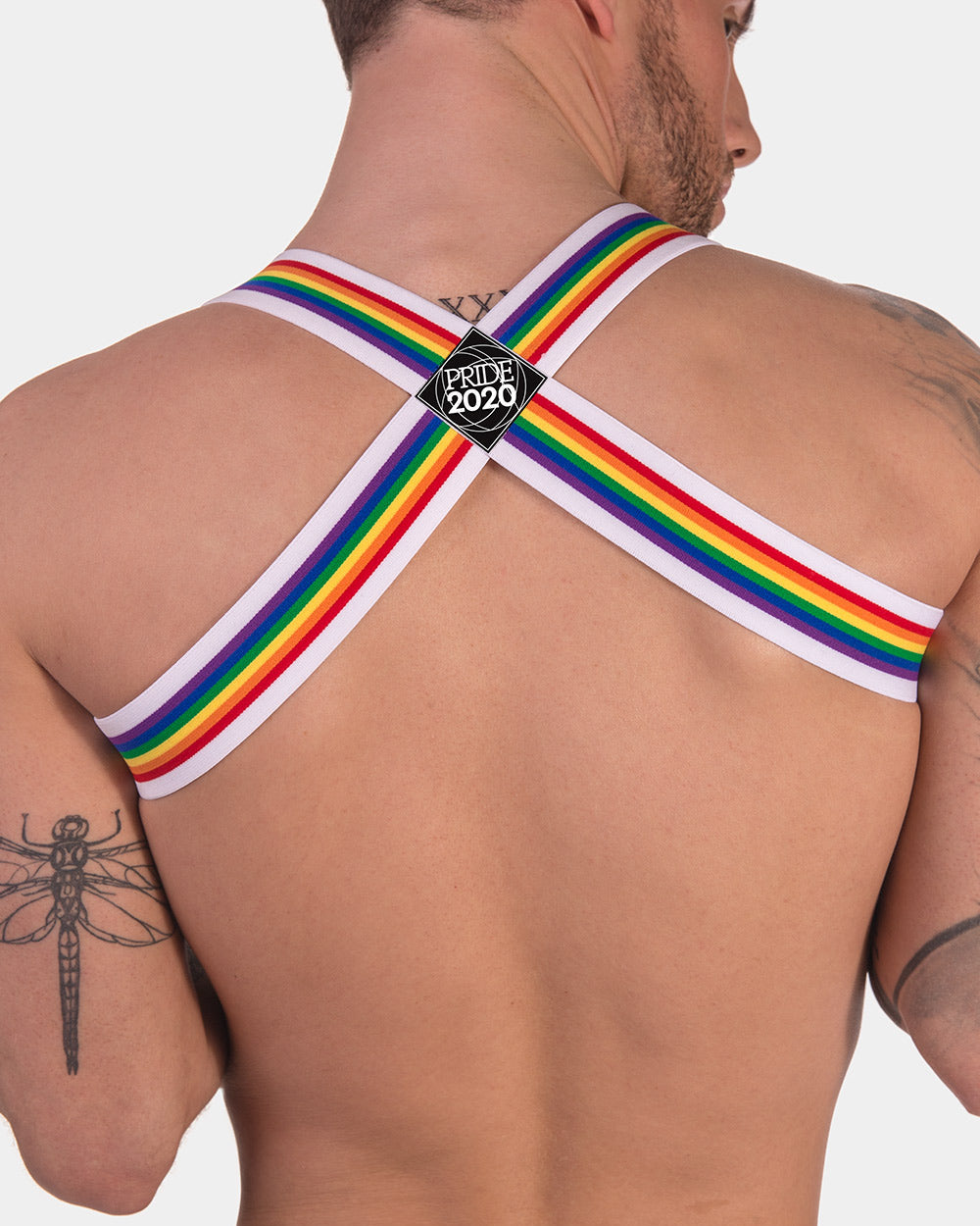 Barcode Berlin Multipack 1x Pride Brief + 1x Pride Harness White