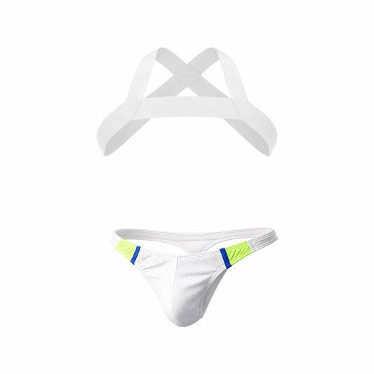 Barcode Berlin Multipack 1x RONAK Thong + 1x MATT Harness White