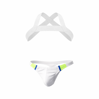 Barcode Berlin Multipack 1x RONAK Thong + 1x MATT Harness White