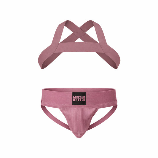 Barcode Berlin Multipack 1x Sergey Jockstrap + 1x Matt Pop Harness Brownishpurple