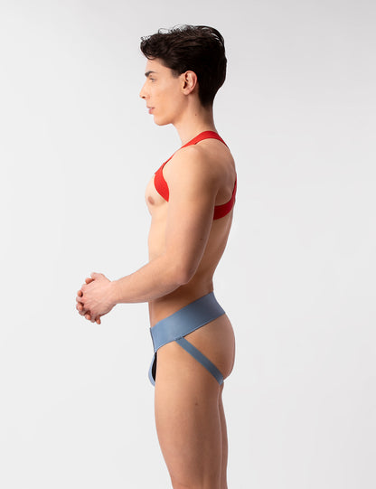Barcode Berlin Multipack 1x Zuri Jockstrap Bluebeige/Black + 1x Harness Matt Red