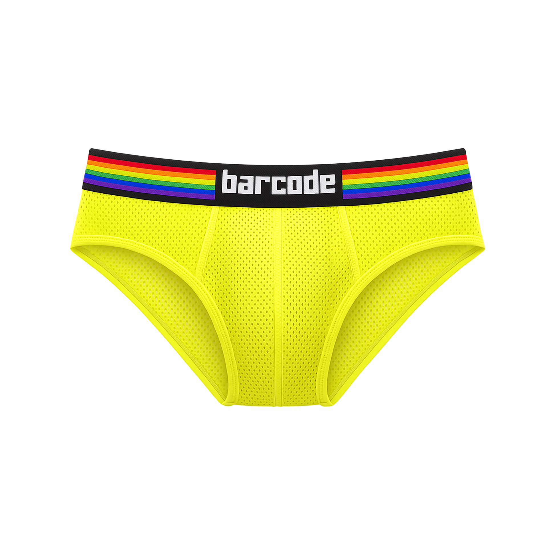 Barcode Berlin Pride Brief Neongreen