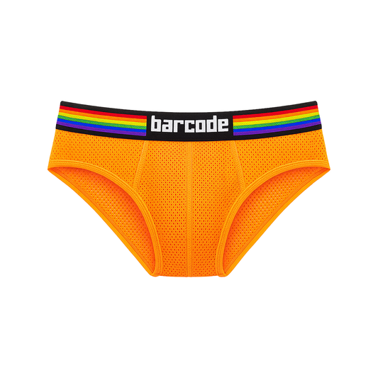 Barcode Berlin Pride Brief Neonorange