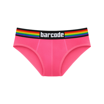 Barcode Berlin Pride Brief Neonpink