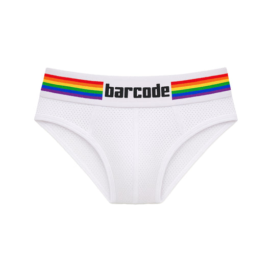 Barcode Berlin Pride Brief White