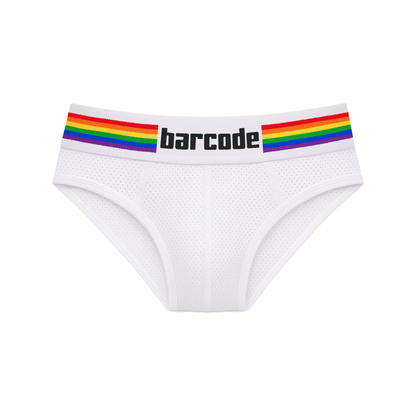 Barcode Berlin Pride Brief White
