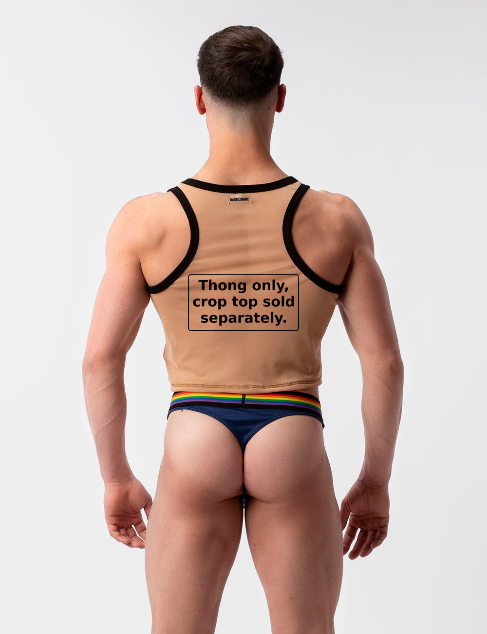 Barcode Berlin Pride Thong Navy