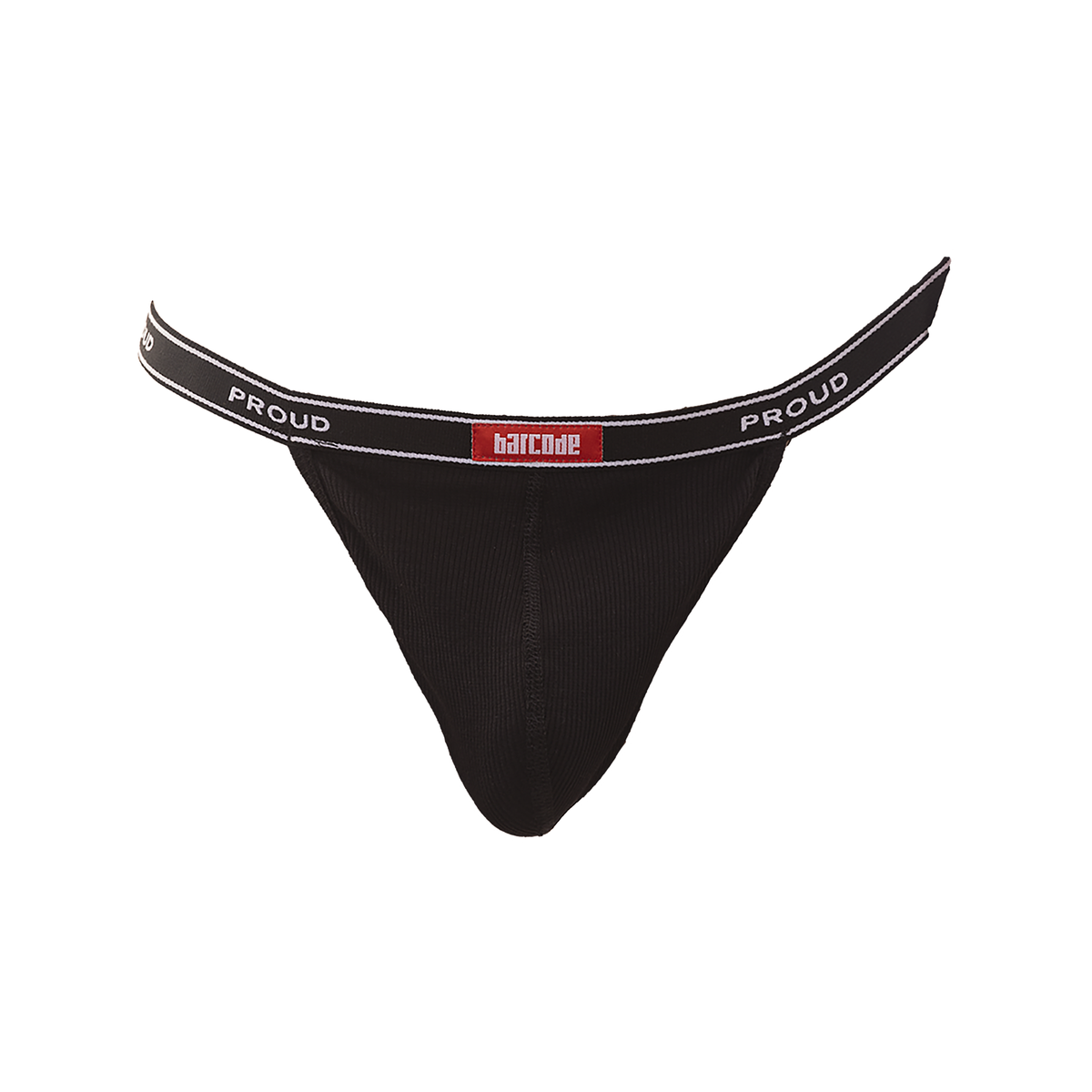 Barcode Berlin Rib Thong PROUD BOY Black – Gunderwear