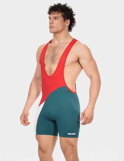 Barcode Berlin Singlet Luckenwalde Red/White/Petrol