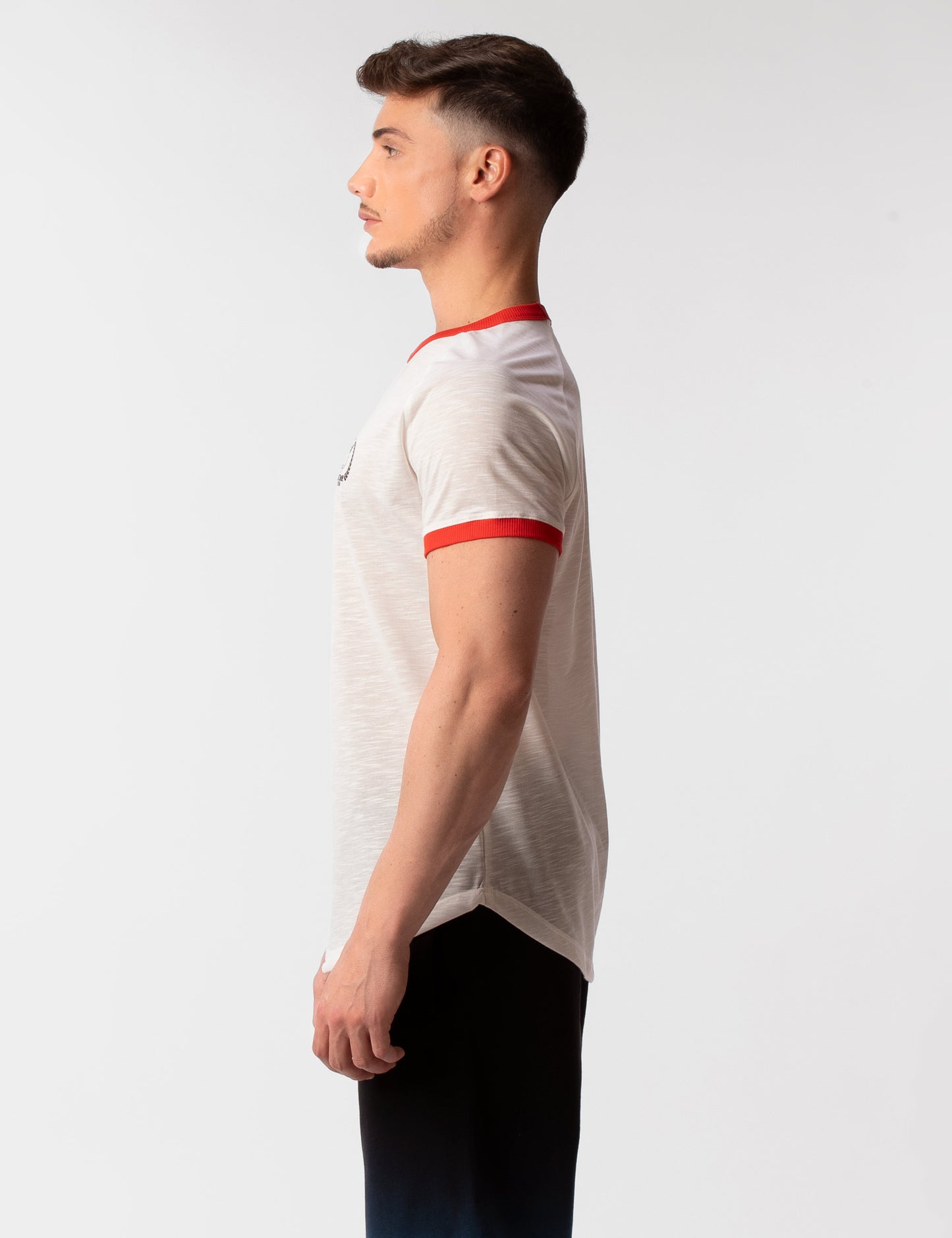 Barcode Berlin T-Shirt Raglan Kenji White