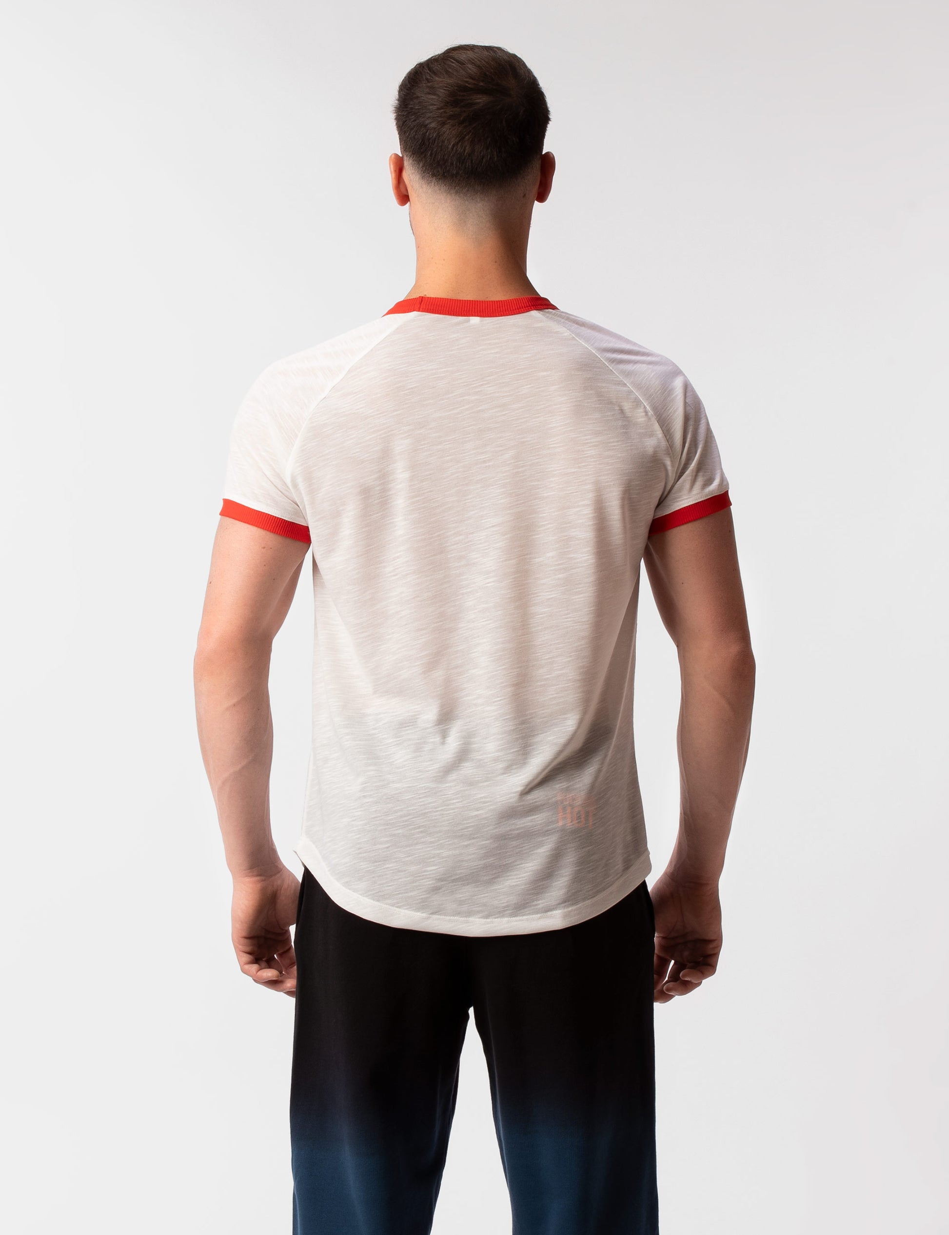 Barcode Berlin T-Shirt Raglan Kenji White