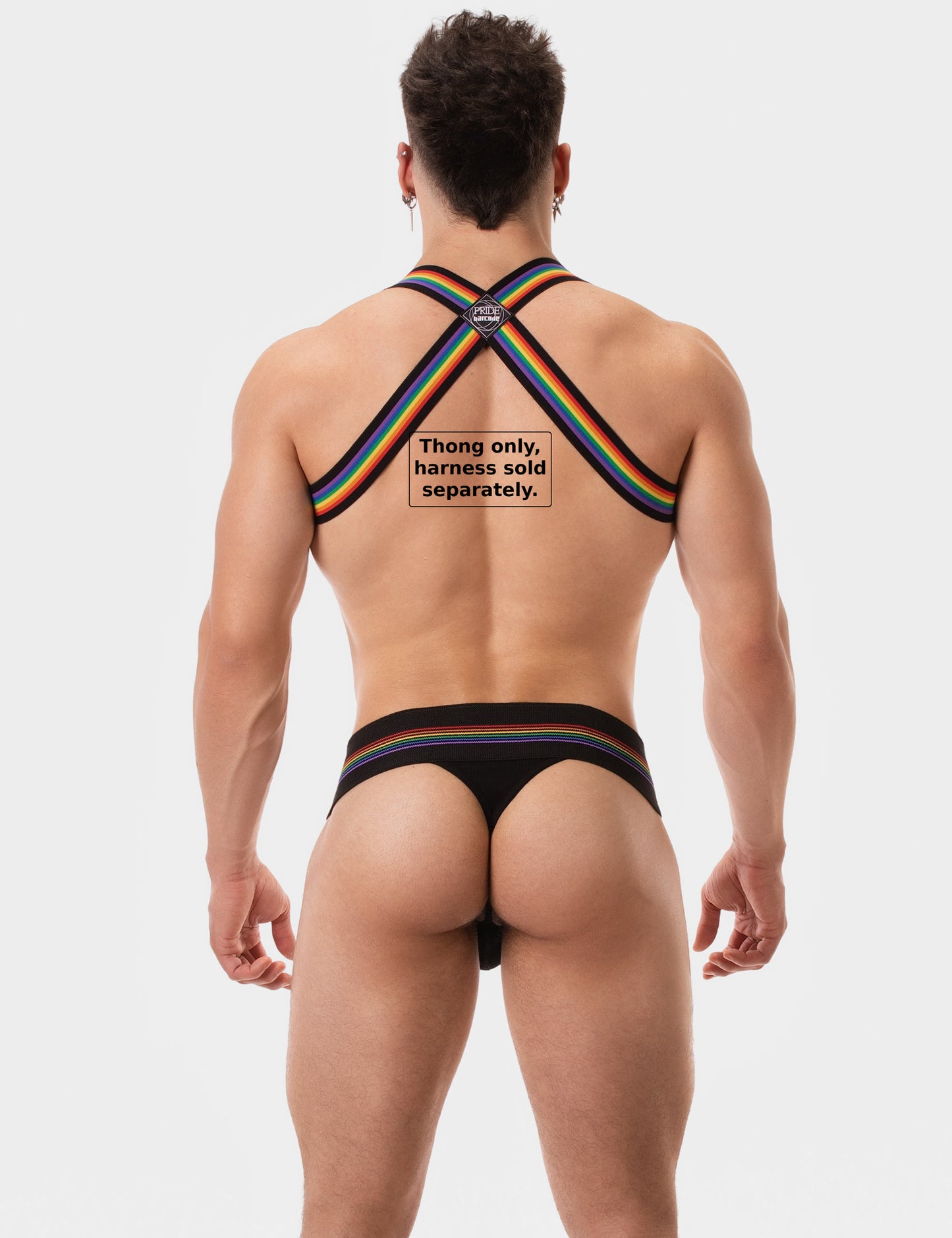 Barcode Berlin Thong Proud Boy Black