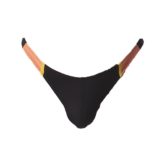 Barcode Berlin Thong RONAK Black-Yellow-Orange