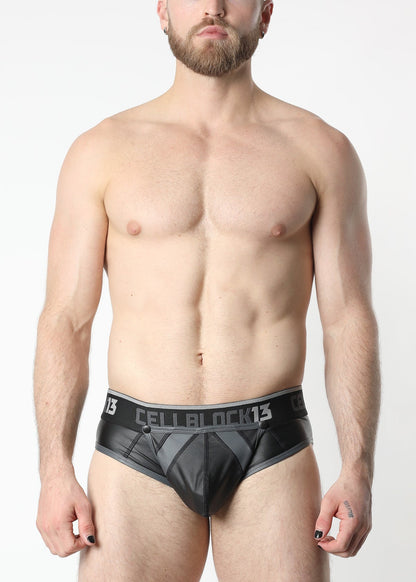 CELLBLOCK 13 Anti-Chrome Snap Up Jock Brief Grey