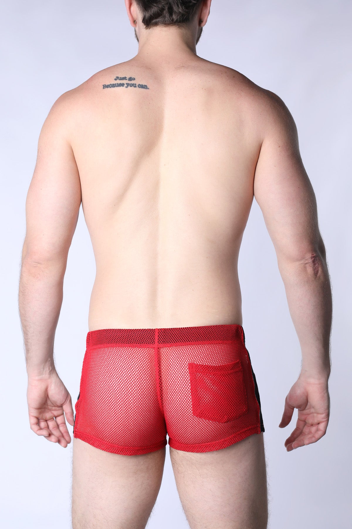 CELLBLOCK 13 Chain Reaction Mesh Jock Short Red