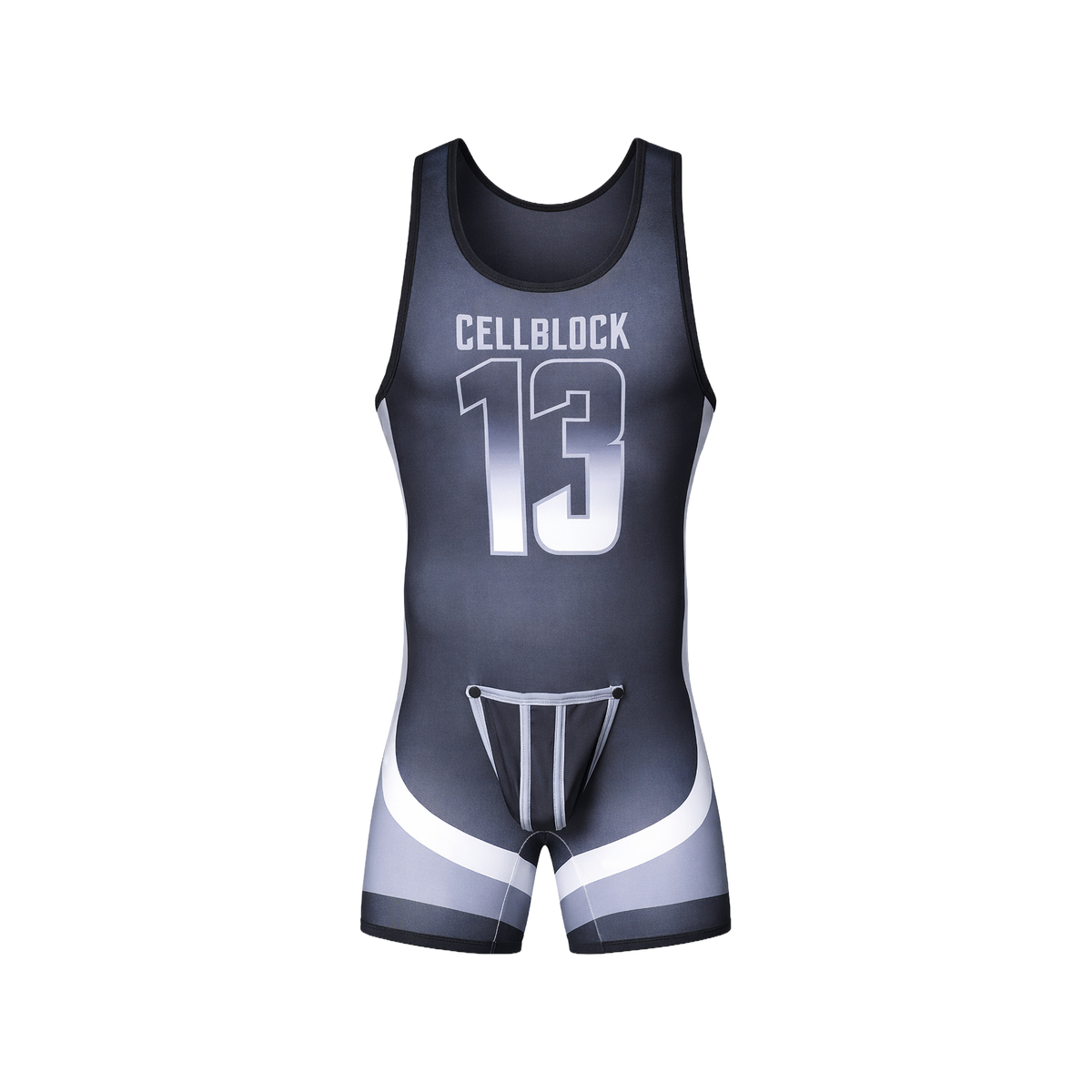 Cellblock CELLBLOCK 13 Chain Reaction Singlet Jock Grey – Gunderwear