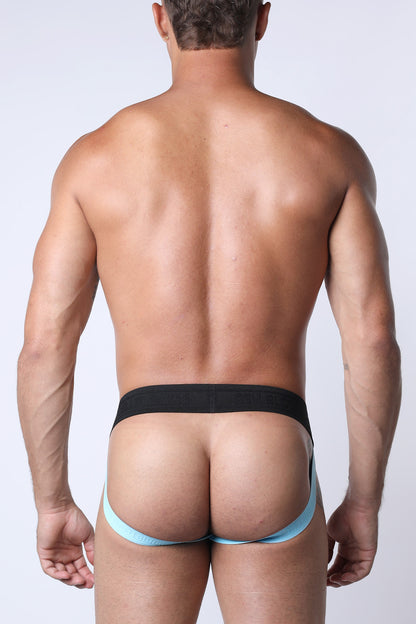 CELLBLOCK 13 Kennel Club Lightning Snap Off Jockstrap Turquoise