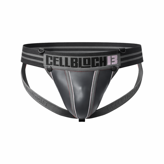CELLBLOCK 13 Suspenseur en néoprène Mercury avec anneau en C et poche amovible, gris