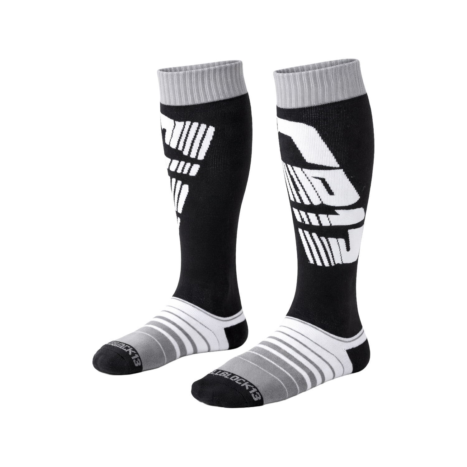 CELLBLOCK 13 Velocity 2.0 Knee High Sock Grey