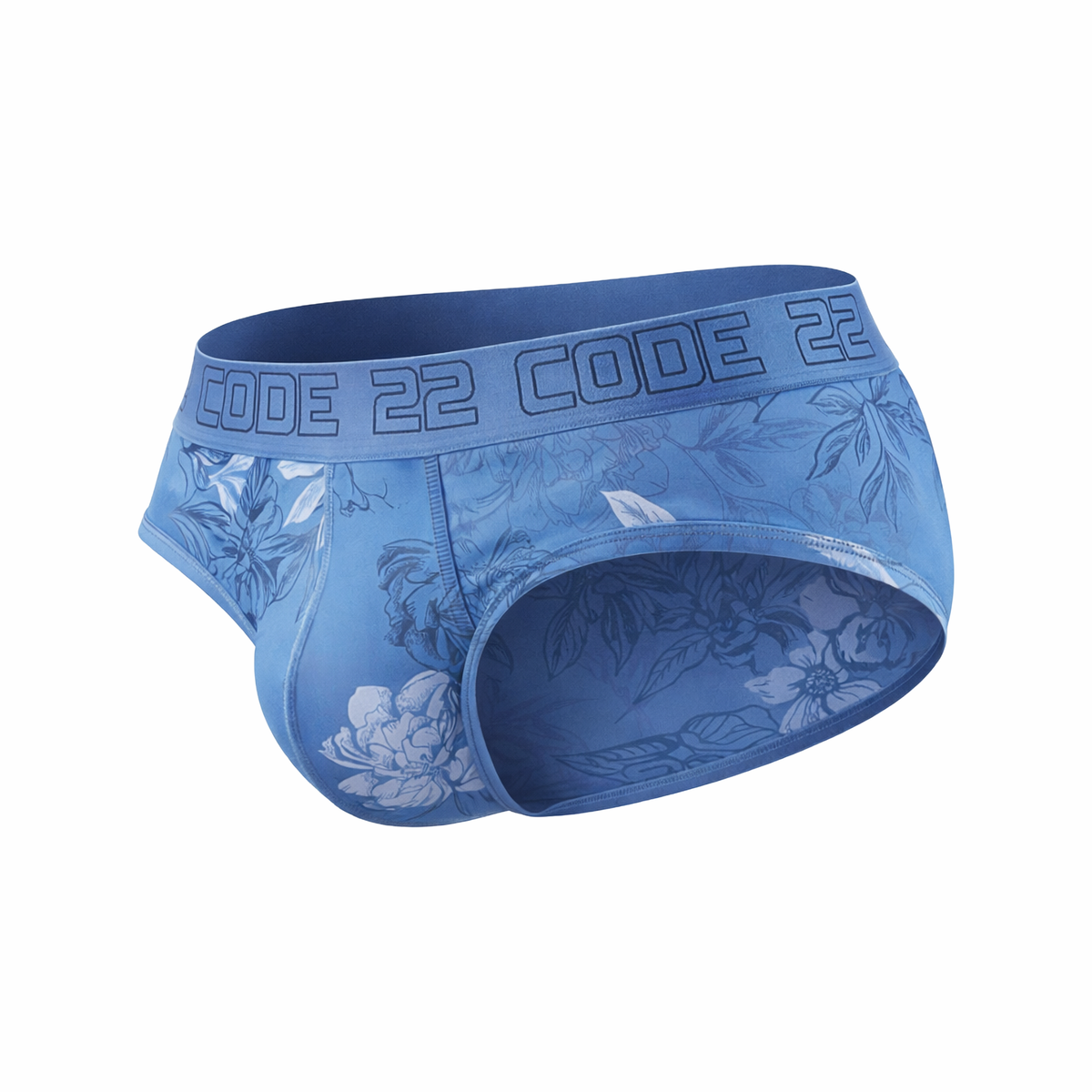 Code 22 Brand CODE 22 Bouquet Brief Blue – Gunderwear