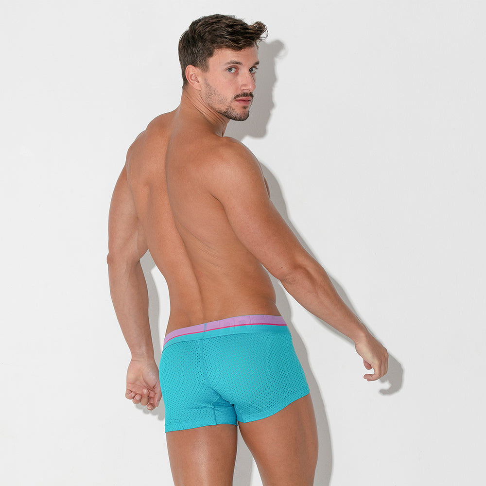 CODE 22 Trunk Malla Brillante Turquesa