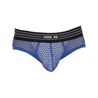 CODE 22 Durchbrochener Slip Stahlblau