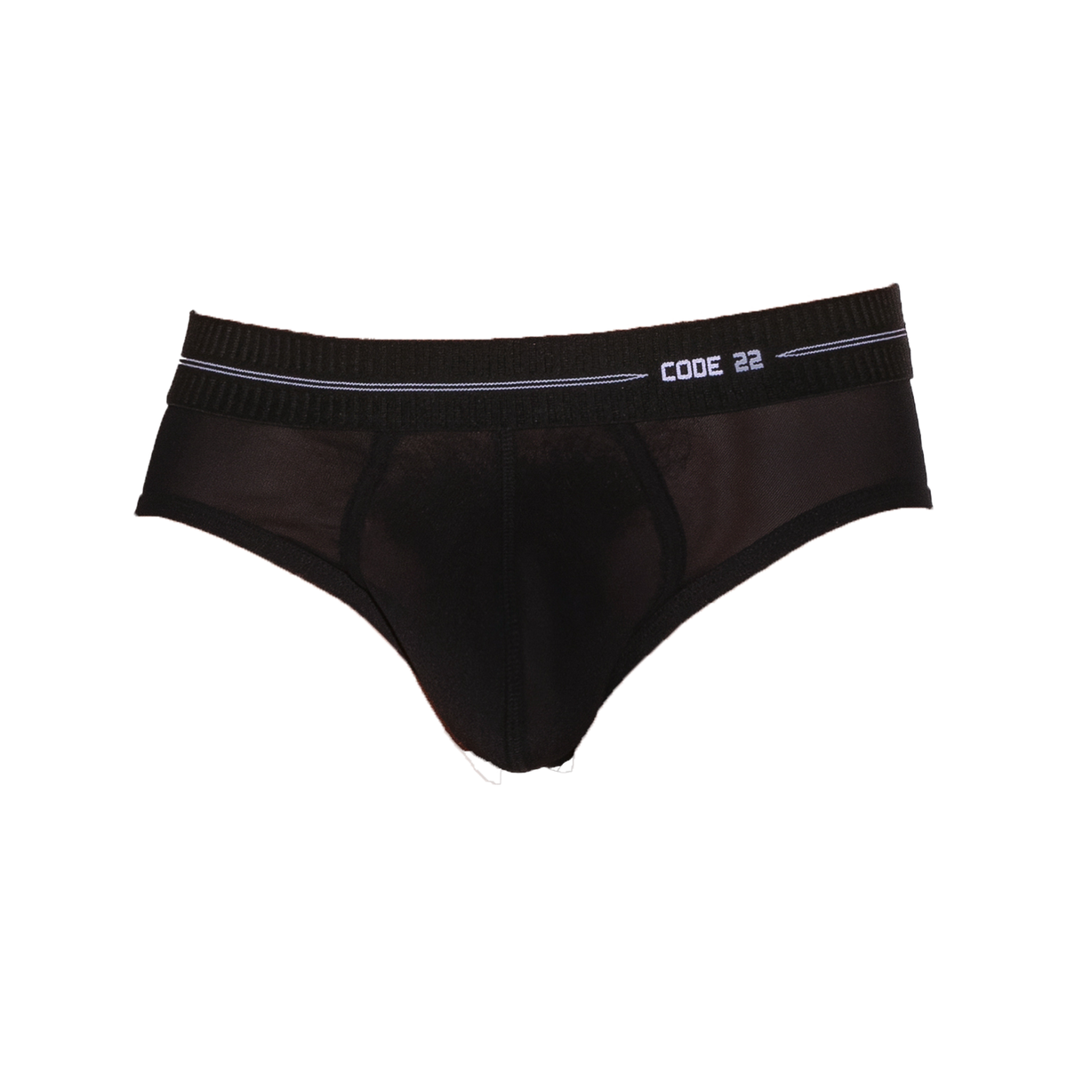 Code 22 Brand CODE 22 Sheer Mesh Brief Black – Gunderwear