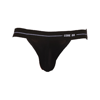 CODE 22 Sheer Mesh Jockstrap Black