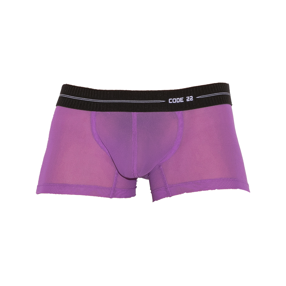 Code 22 Brand CODE 22 Sheer Mesh Trunk Grape – Gunderwear