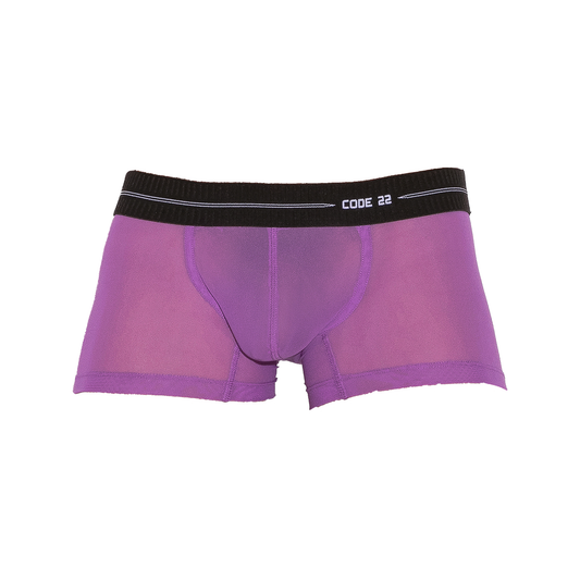 CODE 22 Sheer Mesh Trunk Grape