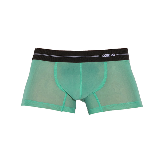 CODE 22 Sheer Mesh Trunk Green