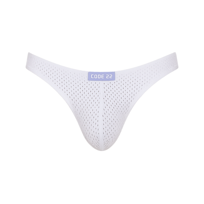 CODE 22 Sports Mesh Bay Thong Lavander