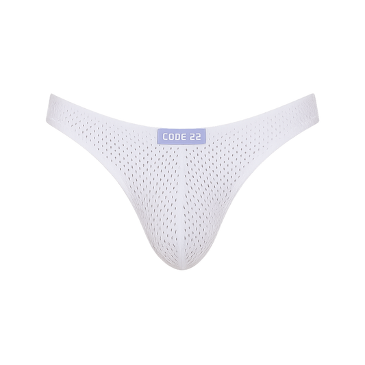 CODE 22 Sport Mesh Bay Thong Lavander