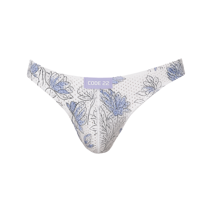 CODE 22 Sport Mesh Bay Thong Powder Blue