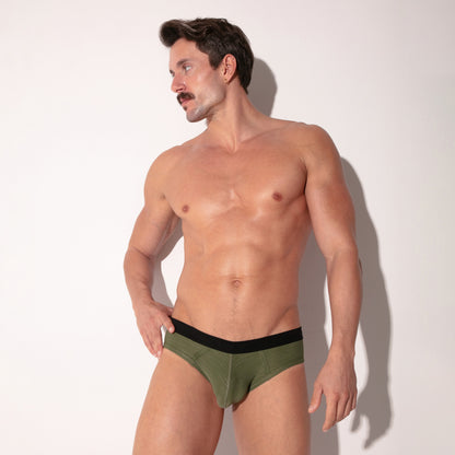 CODE 22 Zebra Brief Khaki