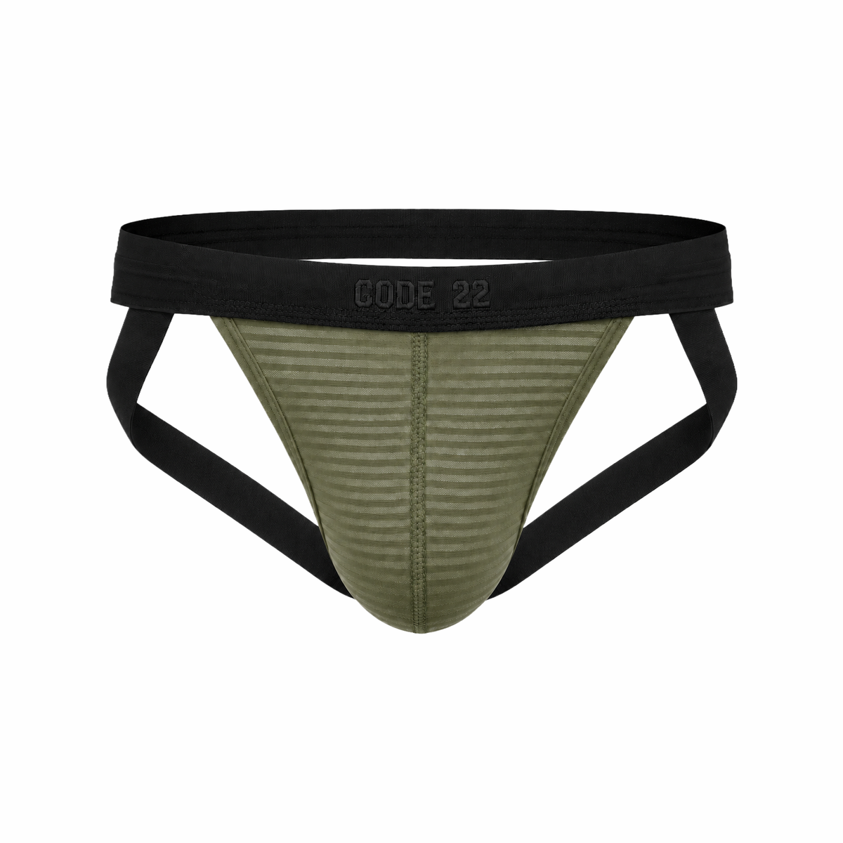 Code 22 Brand CODE 22 Zebra Jockstrap Khaki – Gunderwear
