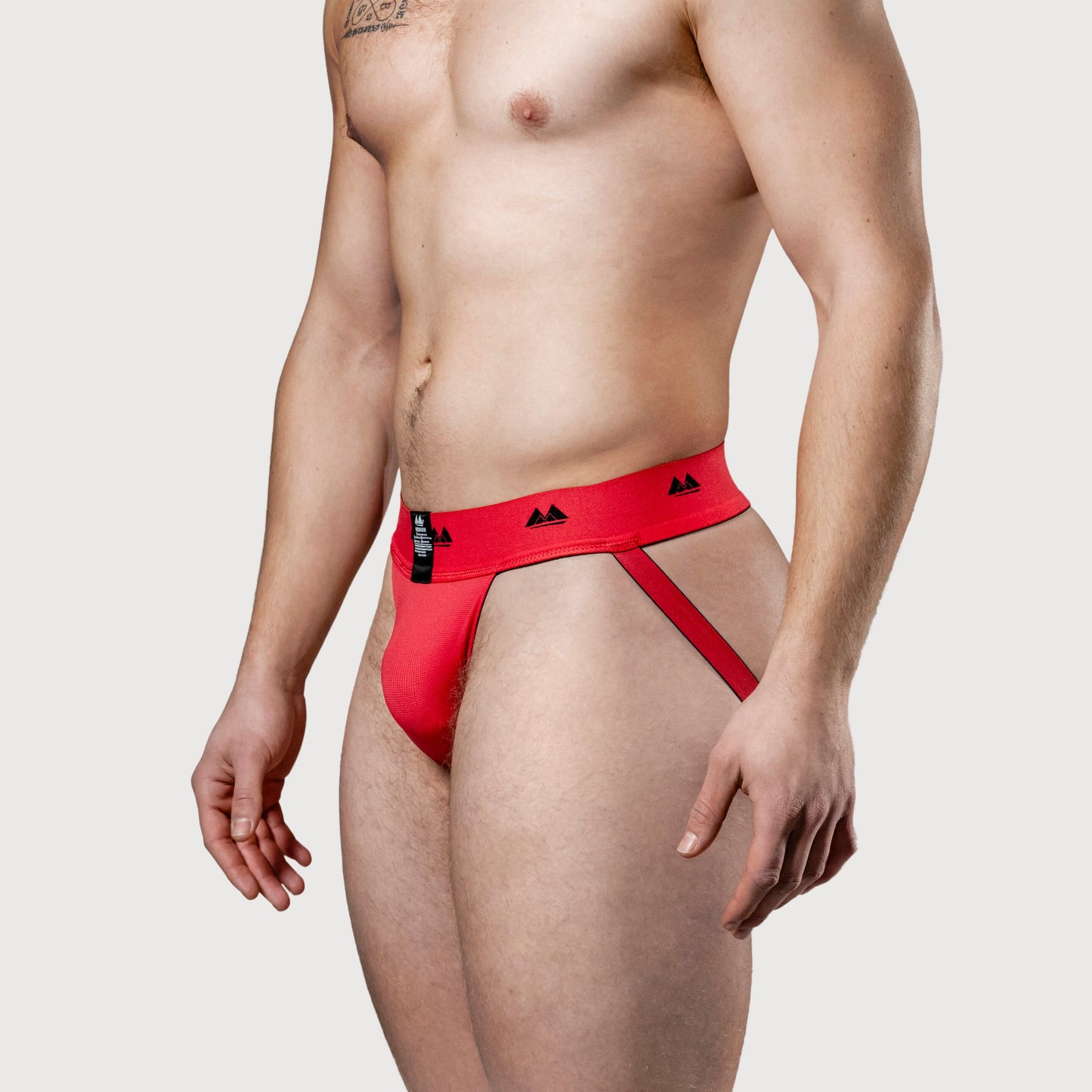 MM Sports The Original Jockstrap 2 inch Reversible Black/Red