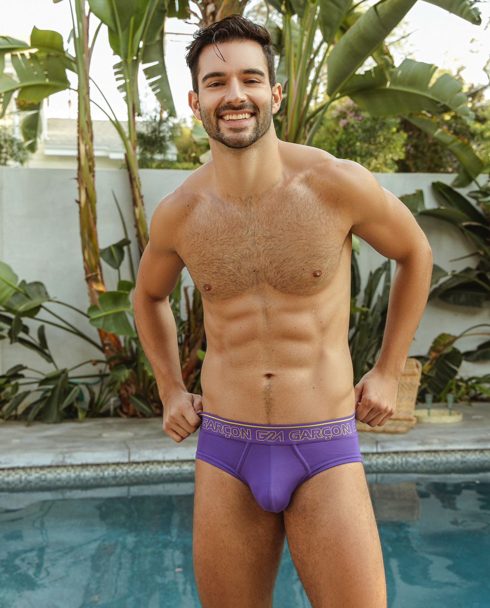 Garçon Brief Purple