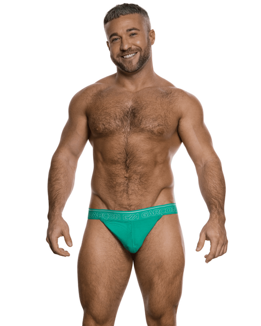 Garçon Thong Courtside Green