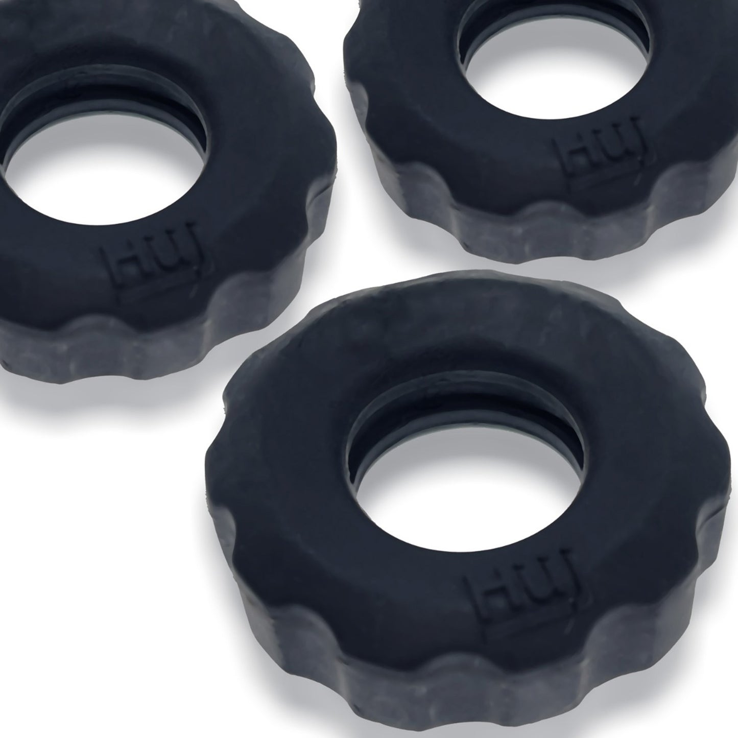 Hünkyjunk SUPER HUJ 3-pack Cockrings Tar Ice