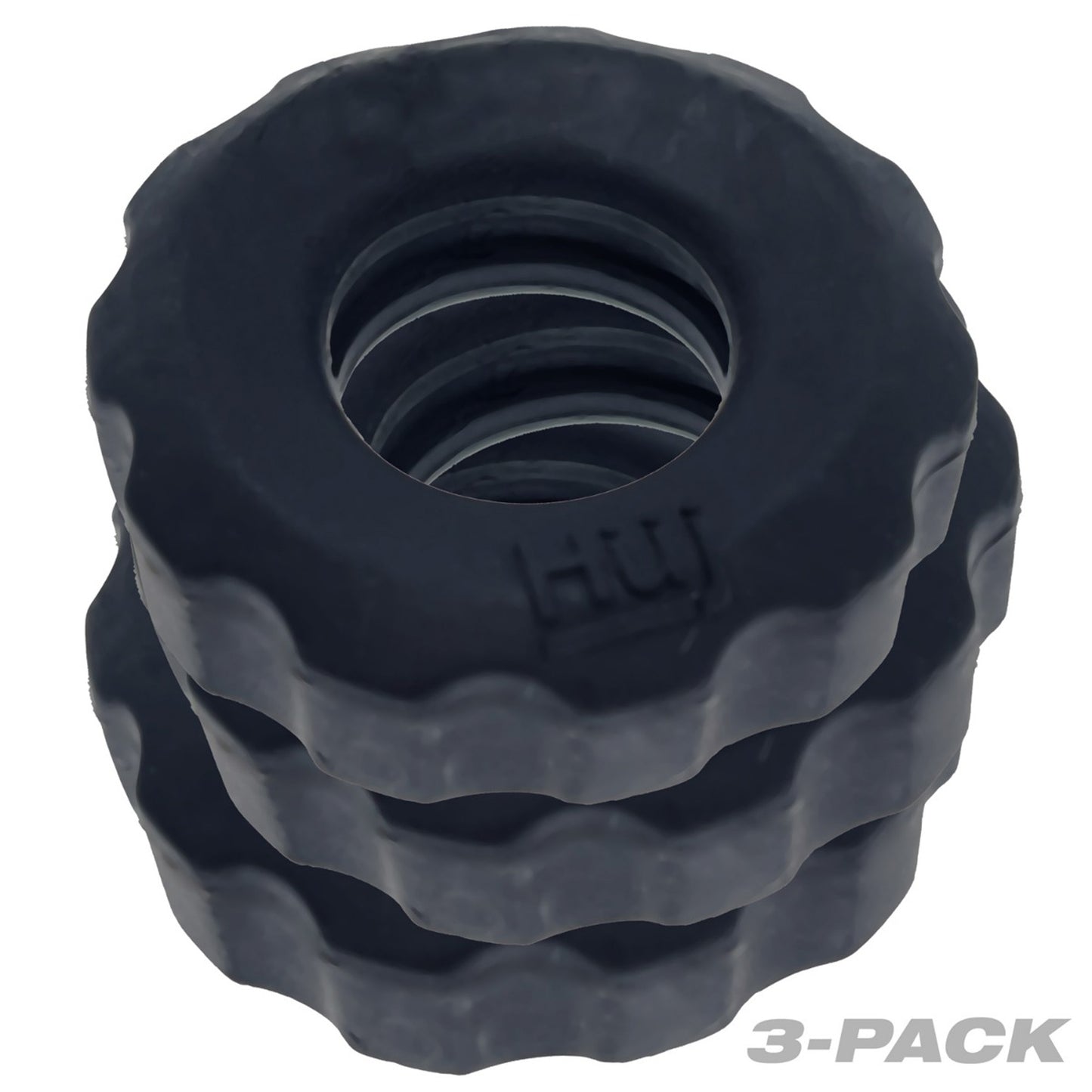 Hünkyjunk SUPER HUJ 3-pack Cockrings Tar Ice