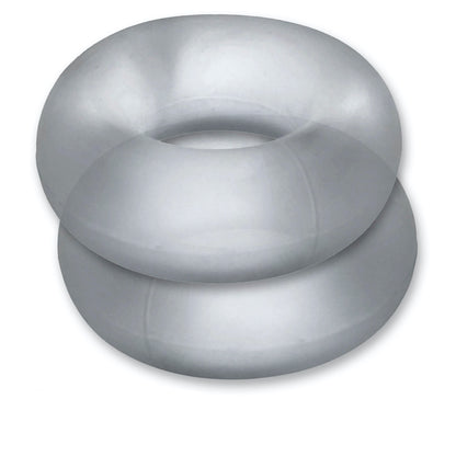 Hünkyjunk Stiffy Penis Ring 2-Pack Clear Ice
