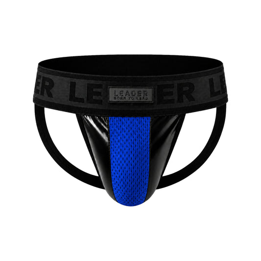 LEADER Brut Jockstrap Blue