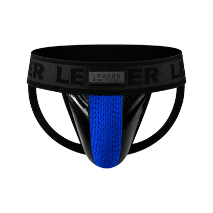 LEADER Brut Jockstrap Blue