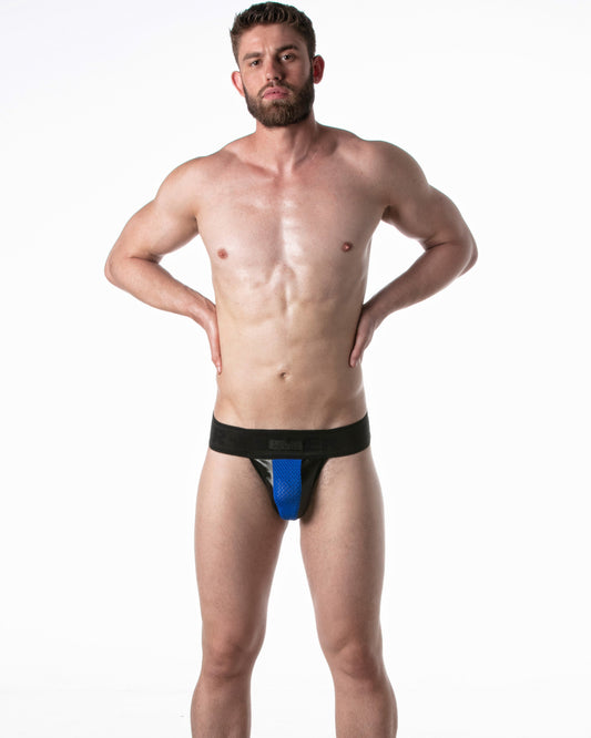 LEADER Brut Jockstrap Blue