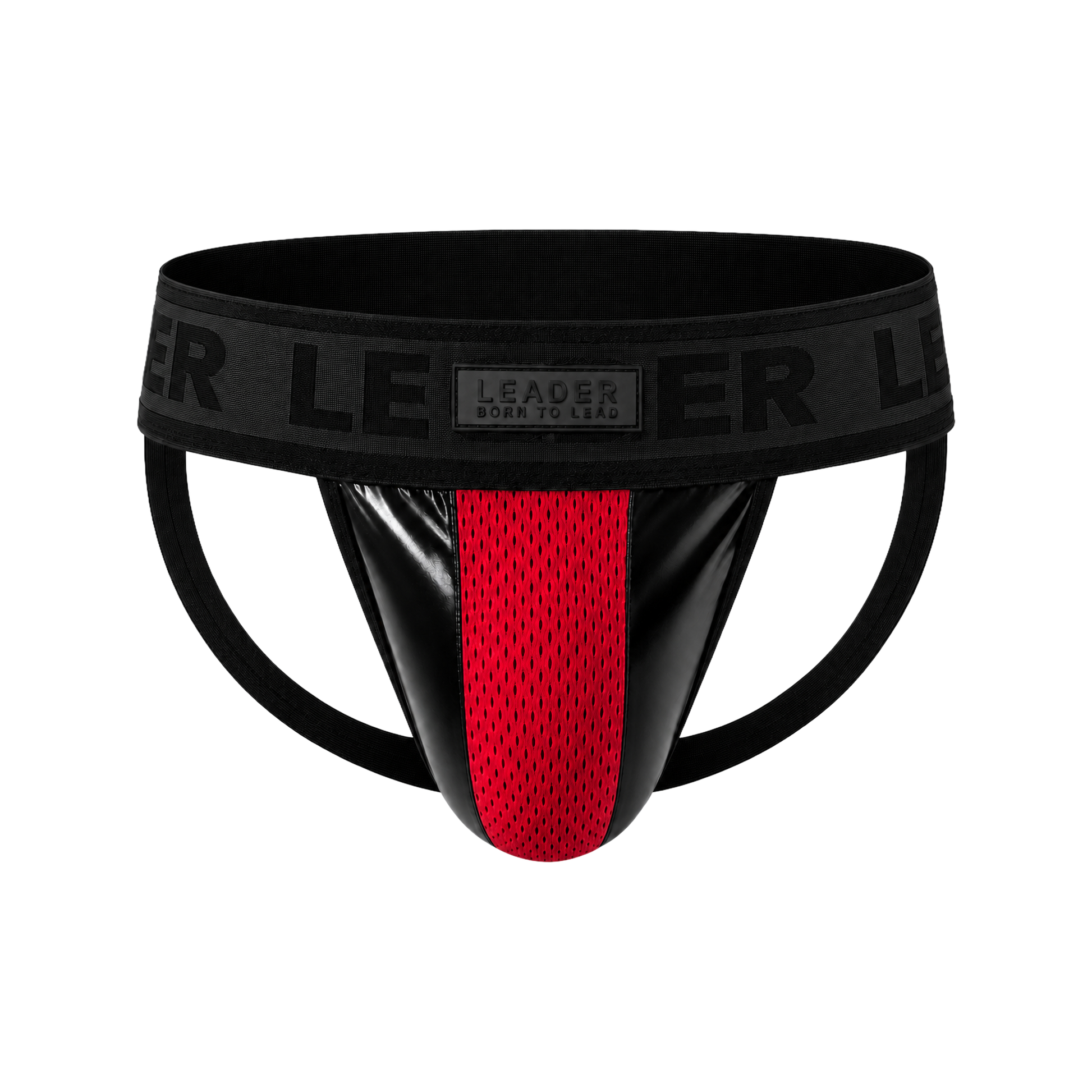 LEADER Brut Jockstrap Red