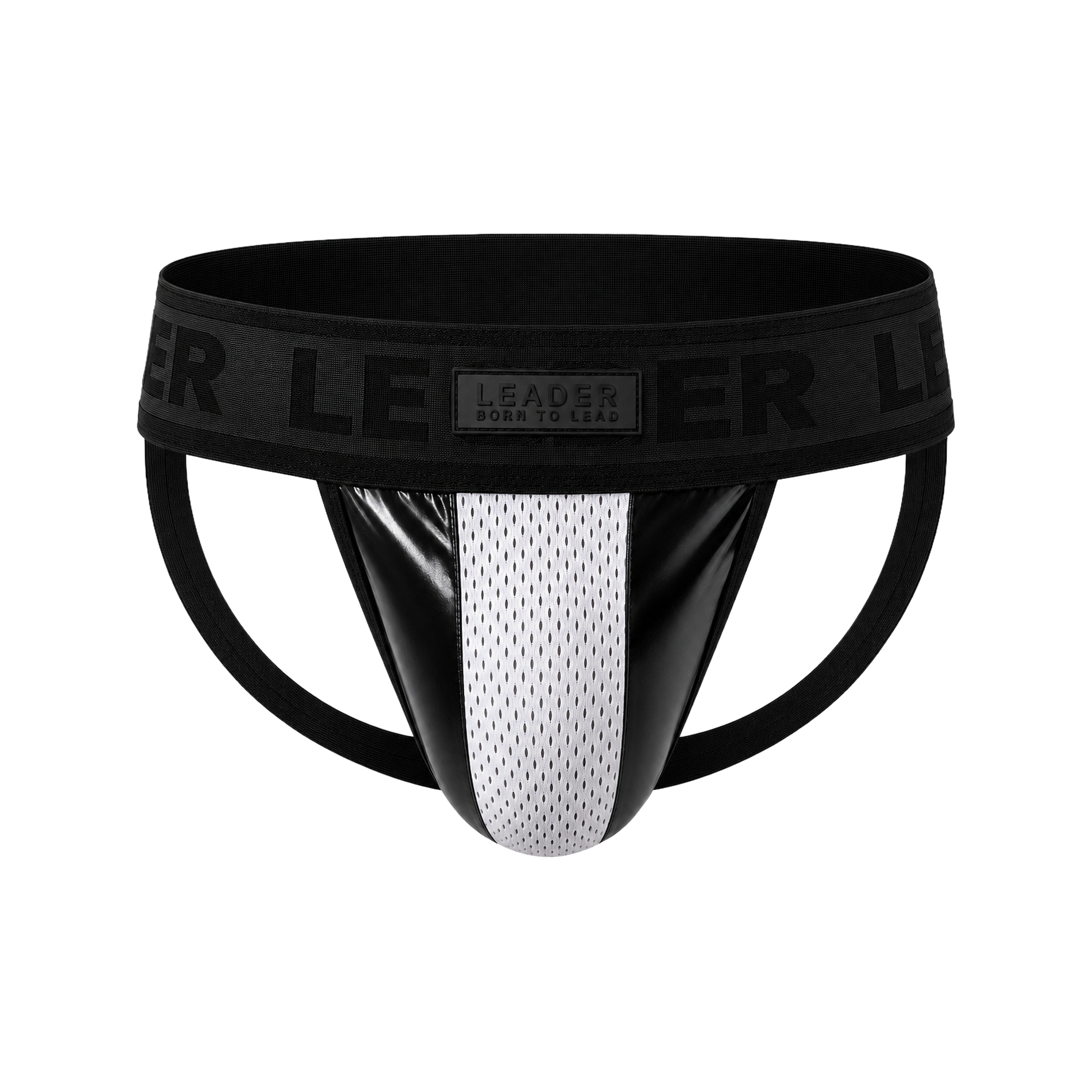 LEADER Brut Jockstrap White