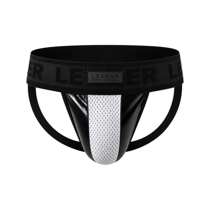 LEADER Brut Jockstrap White